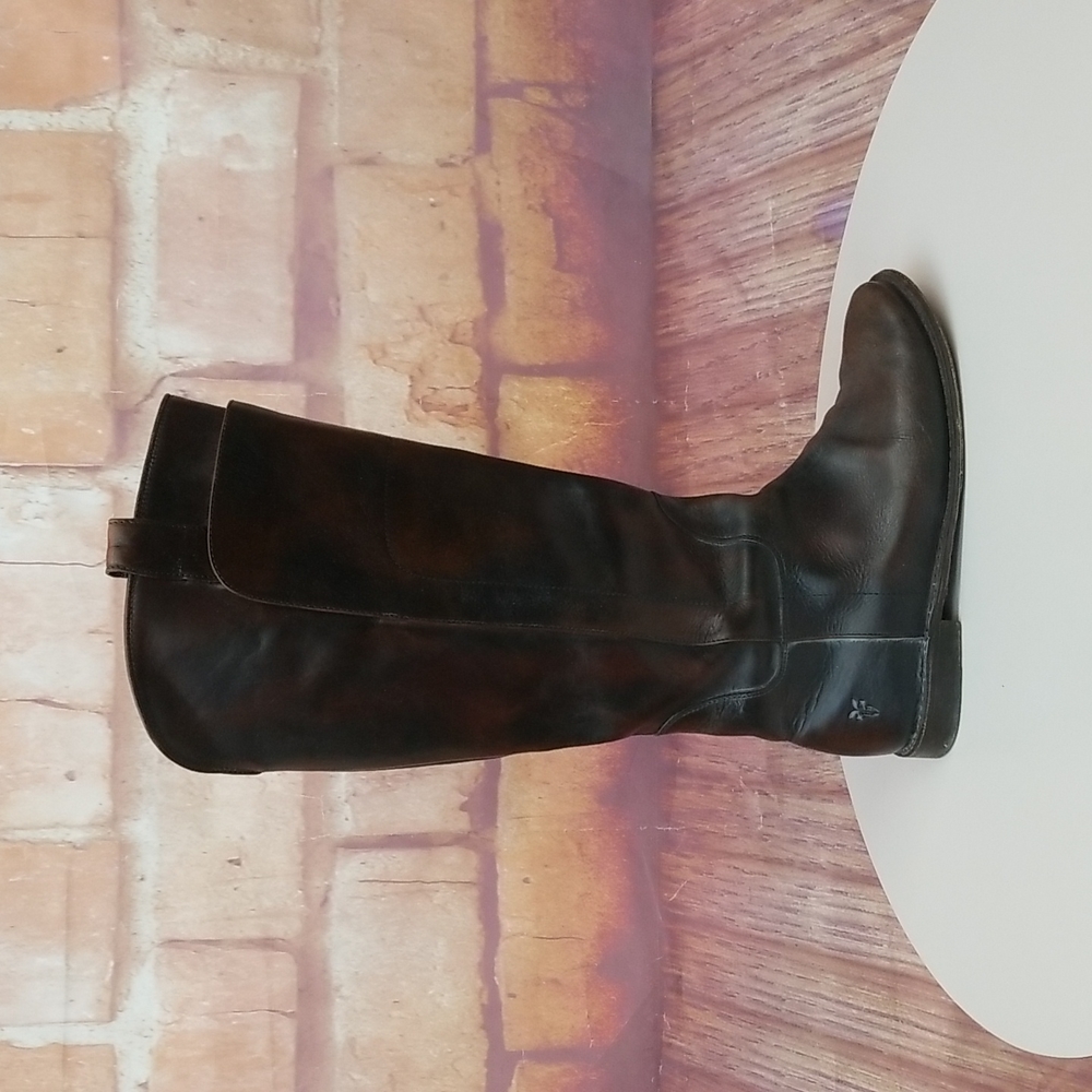 Frye Women's Tall Black Leather Boots